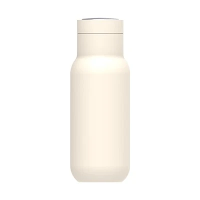 350ML izolowane butelki na wodę do ćwiczeń z pokrywką uruchamianą jednym dotknięciem termos z podwójną ścianką sportowa butelka na wodę ze stali nierdzewnej
