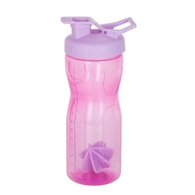 800 ml Tania kolekcja talii Plastikowa butelka na wodę Siłownia Shaker Butelka dla entuzjastów sportu