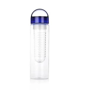 700ml 23oz Aromatyzowany Fruit Infusion Plastikowa Butelka Wody BPA Free